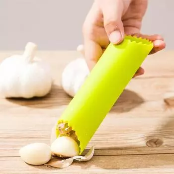 Красочная силиконовая овощечистка, легкая трубка для очистки чеснока, волшебные кухонные аксессуары, инструменты для приготовления пищи