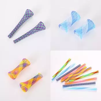 Красочная складная пружинная игрушка-дразнилка для кошек - интерактивная палочка для игр с домашними животными