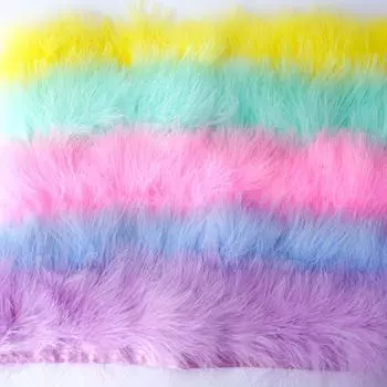 Красочная сосудистая бархатная ткань с перьями, полоски ткани по краям, бархатный тканевый пояс, аксессуары для одежды, противоскользящий коврик для автомобиля своими руками, декоративный материал 1M розовый