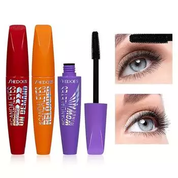 Красочная, водостойкая, густая, стойкая, не осыпающаяся, не размазывающаяся тушь для ресниц красный