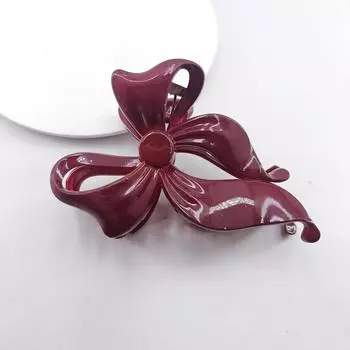 Красочная заколка для волос с бантом-бабочкой, 3D-эффект, зажим-акула, модная заколка для укладки волос в пучок, профессиональная заколка для волос