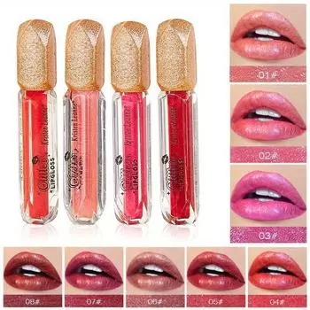 Красочная жидкая помада, матовая помада в жемчужную полоску, нелипкая чашка, глазурь для губ, блеск для губ
