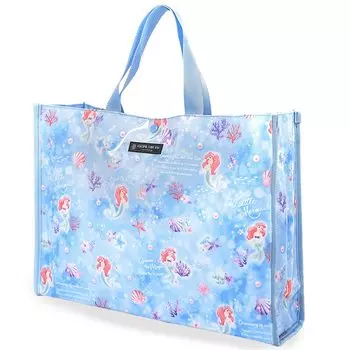 КРАСОЧНАЯ сумка для бассейна Disney в стиле CANDY STYLE, ламинированная сумка для девочек и детей, виниловая водонепроницаемая, водоотталкивающая, для плавания, для маленьких детей N0354700 (Квадратный тип) Сумка/Ариэль/THE