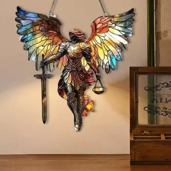 Красочное художественное украшениеЗначительное и изящное украшение, которое улучшит атмосферу в любой комнатеАкриловое украшение, элегантный религиозный подарок One Size