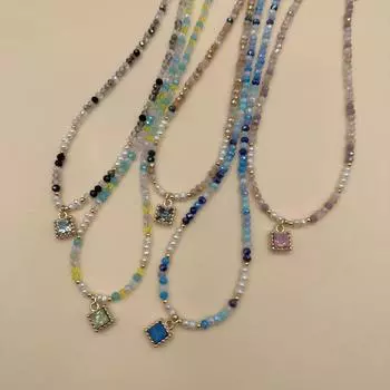 Красочное ожерелье из хрустальных бусин, высококачественный дизайн, темперамент, универсальная цепочка на ключицу