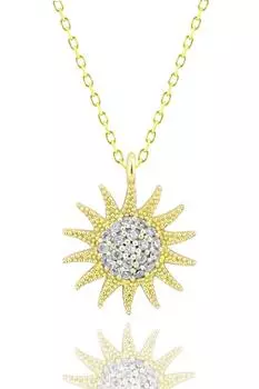 Красочное ожерелье из камня циркона с цепочкой из стерлингового серебра 925 пробы