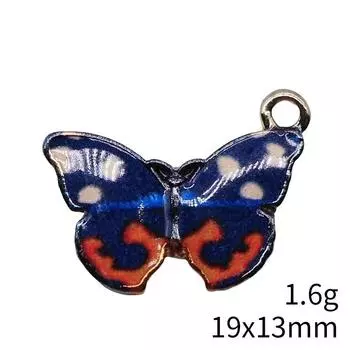 Красочные эмалированные подвески в виде бабочек, аксессуары, подарочные украшения, изготовление ювелирных изделий