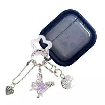 Красочные бабочки сердце кулон брелок сплав брелок звезда сумка украшение модный аксессуар для женщин и девочек 1