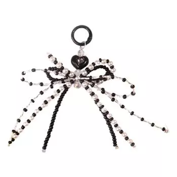 Красочные бисерные брелки и шнурки для ключей Уникальный бисерный бант для рюкзака Украшение для нежного брелока-подвески для сумки