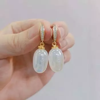 Красочные большие серьги-капли с искусственным жемчугом для женщин, новинка 2023 года, серьги золотого цвета, модные вечерние ювелирные аксессуары белый