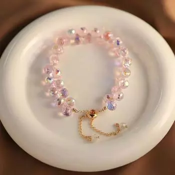 Красочные браслеты, сверкающие и блестящие браслеты, модные аксессуары для рук One Size