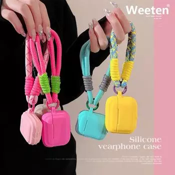 Красочные чехлы-наушники для Apple Airpods Pro/3 (2021) Защитный чехол для наушников Bluetooth с рисунком для Airpods Pro 2 For Airpods Pro 2 розы красного