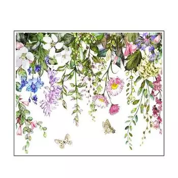 Красочные Цветочные Бабочки Наклейка на Туалет Съемная Самоклеящаяся Водонепроницаемая ПВХ Гостиная Стена Искусства Ванная Комната Крышка Унитаза Украшение Наклейка