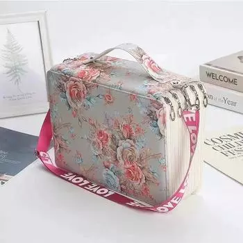 Красочные цветы 200/252 отверстия пенал занавес творческий эскиз многофункциональный большой емкости для рисования ученический пенал набор