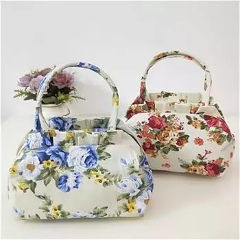 Красочные цветы женские сумки бабочки сумки для покупок косметическая сумка для макияжа путешествия