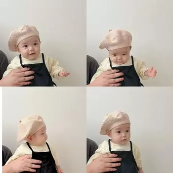 Красочные детские береты, вязаные шерстяные шапки для детей, модные детские шапочки, шапки для мальчиков и девочек, реквизит для фотосъемки, шляпа, сплошной цвет