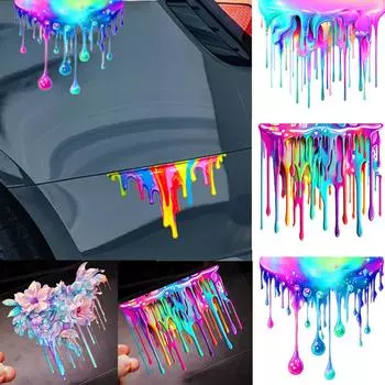 Красочные граффити наклейки на автомобиль фары автомобиля полосы виниловые окна наклейки универсальные для маскировки царапин аксессуары для декора