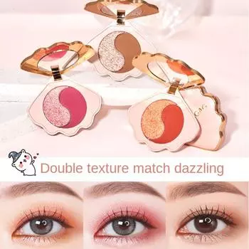 Красочные и очаровательные тени для век, мелкая пудра, гладкое нанесение, мягкая и не летящая пудра, матовая текстура картофельного пюре.