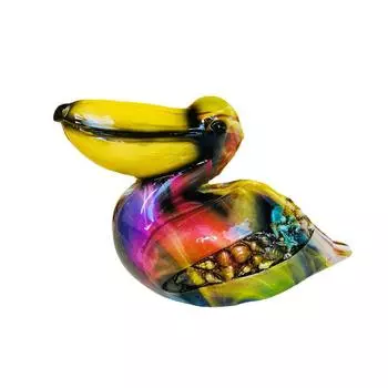 Красочные изделия из смолы, орнамент в виде пеликана, свет, роскошный домашний вход, гостиная, офис, украшение для рабочего стола