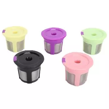 Красочные капсульные фильтры для кофе многоразового использования подходят для кофемашин 2.0/1.0 аксессуары