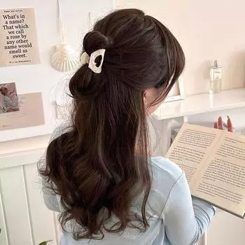 Красочные милые маленькие коготки для волос, сладкий бантик, ацетатная заколка для волос, аксессуары для волос для женщин и девочек, элегантный темпераментный зажим в виде акулы as the picture