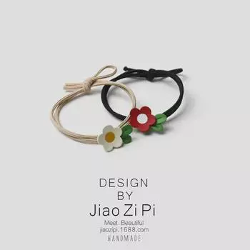 «Красочные милые резинки для волос с цветочным принтом»: Резинки в японском и корейском стиле