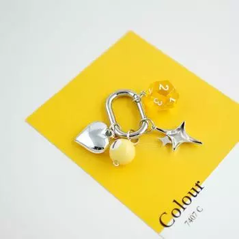 Красочные мини-брелки для бильярда, модный брелок для ключей в виде настольного шара, подарок на день рождения style A