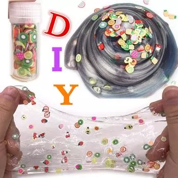 Красочные мягкие фруктовые ломтики слизи с ароматом - игрушка для снятия стресса для взрослых и детей