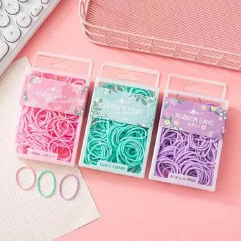 Красочные натуральные резинки - 25 мм, высокая эластичность и прочность, подходят для самостоятельного изготовления и использования в детском саду розовый/фиолетовый