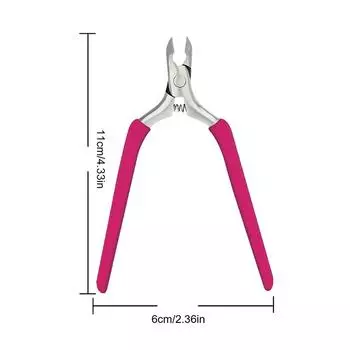 Красочные ножницы для локтевого отростка Ногти на ногах Вросшая мертвая кожа Удаление ногтей Искусство кутикулы чёрный