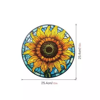 Красочные оконные стекла, электростатические наклейки, витражи, колибри, бабочка, цветок, пленка