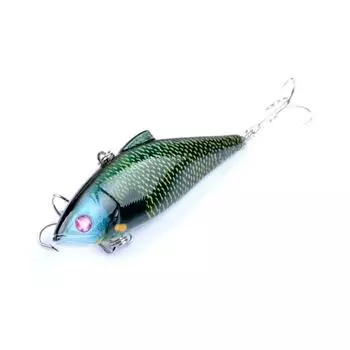 Красочные окрашенные ABS 3D Fish Eyes Bionic VIB Рыболовные жесткие приманки Крючки Инструмент 1#