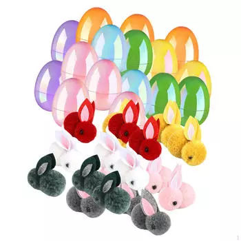 Красочные пасхальные яйца, наполнители для корзин, игрушки, сувениры для вечеринок, яйца, охота 16 Eggs