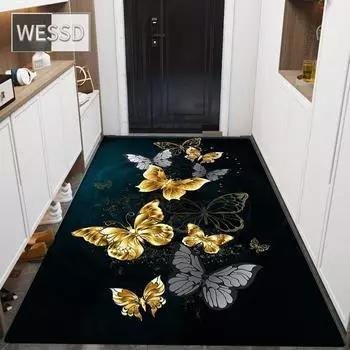 Красочные перьевые коврики для современной гостиной и спальни 40x60cm 1pcs