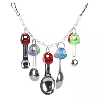 Красочные пластиковые попугаи, жевательные игрушки, игровые клетки, подвесные украшения