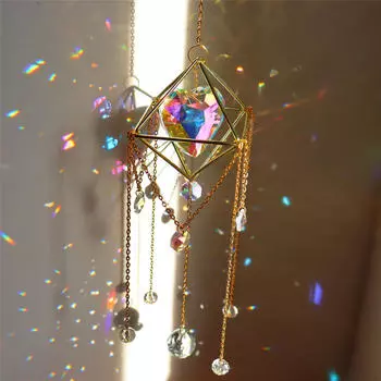 Красочные подвесные колокольчики для уличных пространств Heart