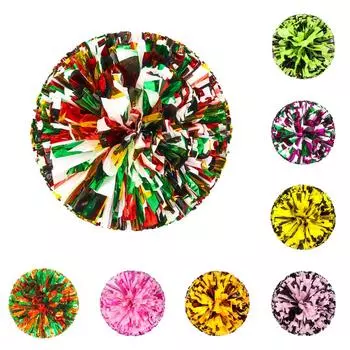 Красочные помпоны для черлидинга, шарики для поддержки пальцев, черные и синие, золотые, серебряные, красные, зеленые, танцевальные аксессуары для черлидинга Finger style