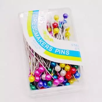 Красочные популярные 100 шт./200 шт./лот платья ремесло флористика швейные булавки портновские булавки жемчужные головки свадебные корсажи ювелирные аксессуары своими руками 100PC