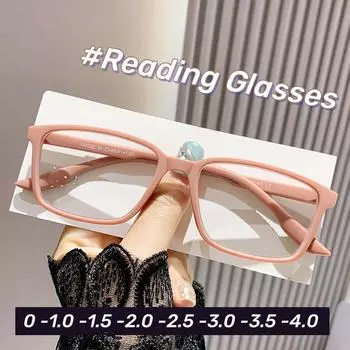 Красочные портативные ультра легкие очки для пресбиопии персонализированные очки для чтения для пожилых людей бизнес-очки для дальнего зрения с защитой от синего света 0