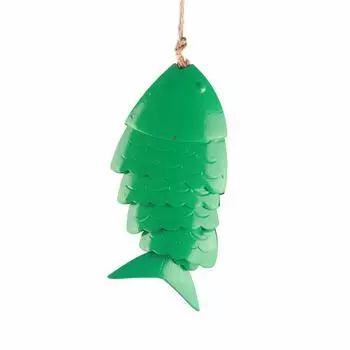 Красочные рыбки кои колокольчики из металла уличные карнизы подвесные украшения рыбки колокольчики из металла