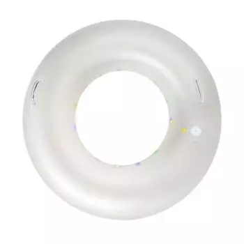 Красочные светодиодные фонарики для плавания, безопасные надувные, сильная плавучесть, хорошая герметизация для летнего пляжного плавания. 100cm разноцветный