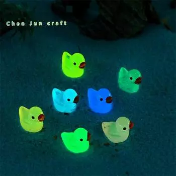 Красочные светящиеся утятницы кулон мох микро ландшафтные украшения креативные украшения ювелирные изделия из смолы украшения для дома