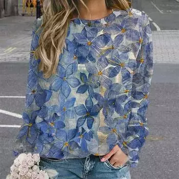 Красочные толстовки с ромашками, цветочный 3D-принт, осенние женские толстовки с капюшоном, длинные рукава, Y2k, свободные пуловеры, топы, женская одежда S