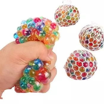 Красочные виноградные шарики, пресс для декомпрессии, снимающие стресс, шарики, ручное сжатие, игрушка-непоседа, забавные вещи, розыгрыши для взрослых 5cm-1Pcs
