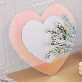 Красочные зеркала любви, наклейки на стену, съемные водонепроницаемые многоразовые декоративные росписи Miroir для дома