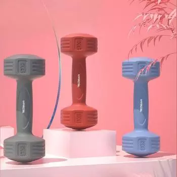 Красочные женские гантели для начинающих, домашние упражнения, гантели для мышц рук, спортивные фитнес-тренировки, йога, мужские мини-гантели 2 pieces of 2kg