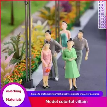 «Красочные злодеи, миниатюрные фигурки для самостоятельного строительства из песка, персонажи»