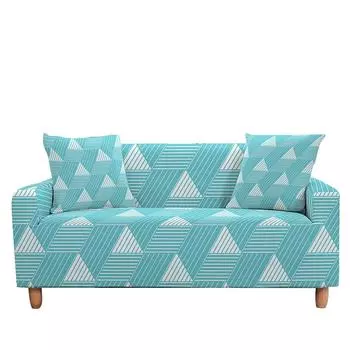 Красочный эластичный чехол для дивана с геометрическим рисунком для гостиной, секционный чехол для дивана, эластичный чехол для кресла, чехол для дивана 90x140cm