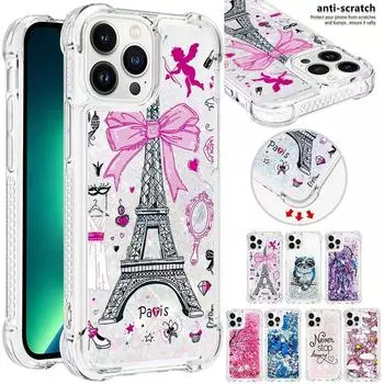 Красочный блестящий чехол с рисунком зыбучих песков для iPhone 15 14Plus 13 12 11 Pro Max XSMAX для Samsung S24 S23 S22 S21Ultra Plus A15 A05 A25 iPhone 5/5s/se синий