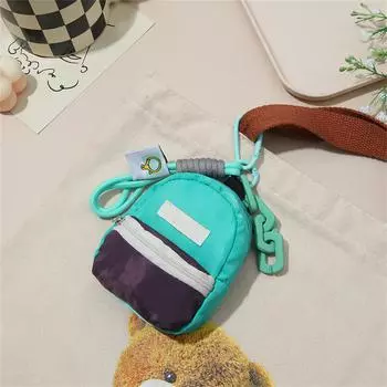 Красочный брелок для рюкзака, практичный миниатюрный брелок для рюкзака, уникальный держатель для ключей для повседневных нужд оранжевый